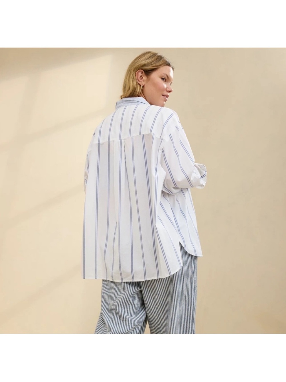 Aerie oversized button up